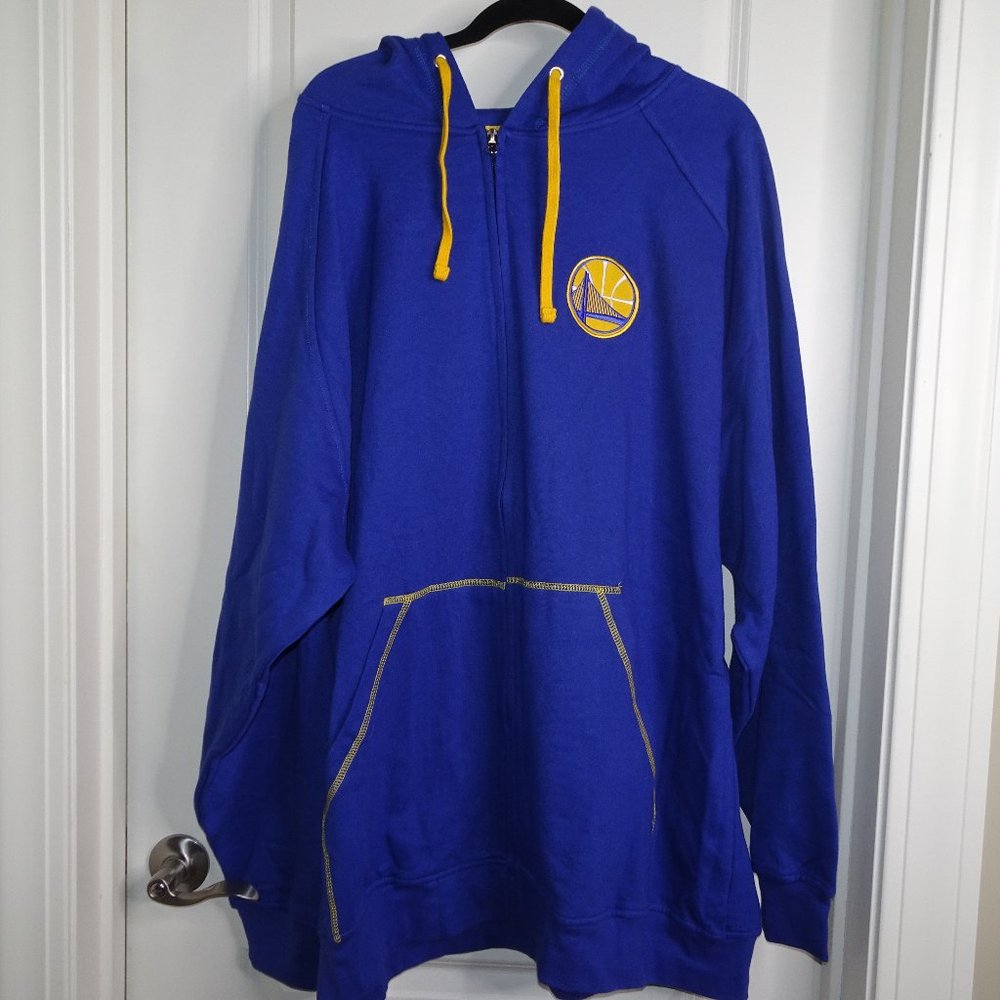 Brand New Big & Tall NBA Golden State Warriors Basketball Zip Up Jacket